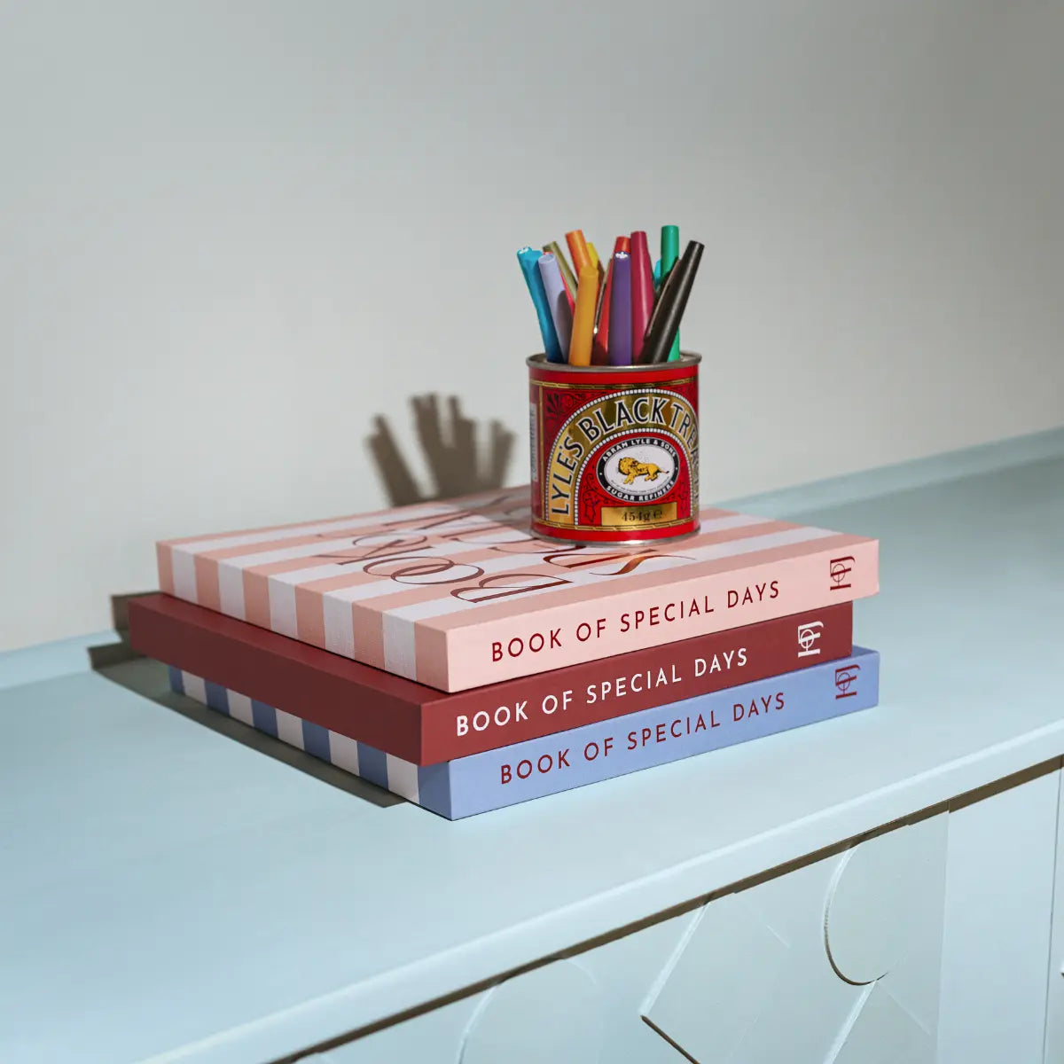 Book of Special Days Golden Garden on shelf – a modern family heirloom